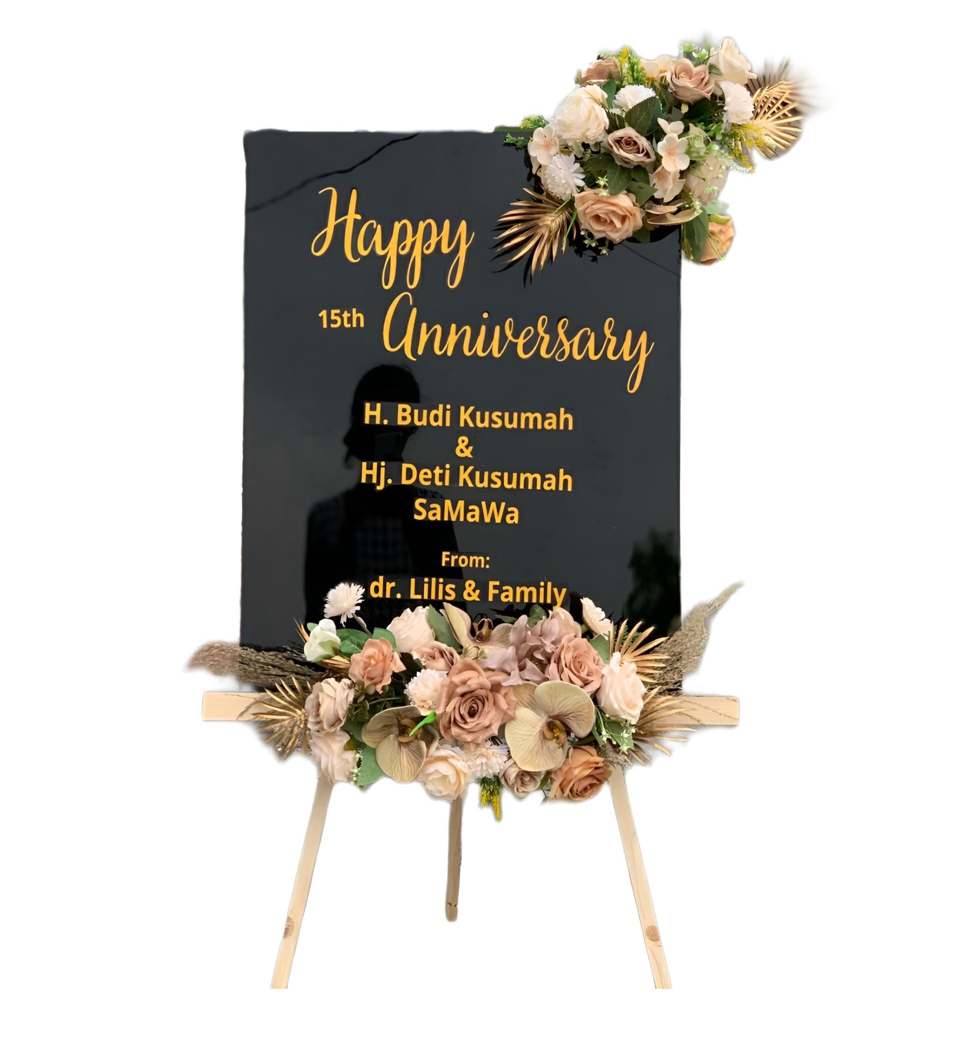 Papan Bunga Akrilik Ngrayun